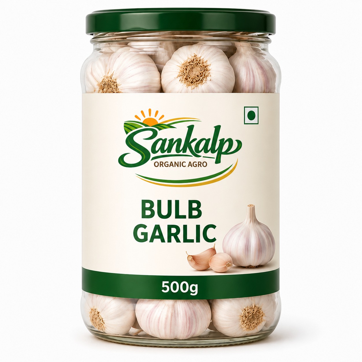 Sankalp Bulb Garlic — whole bulbs with loose packaging